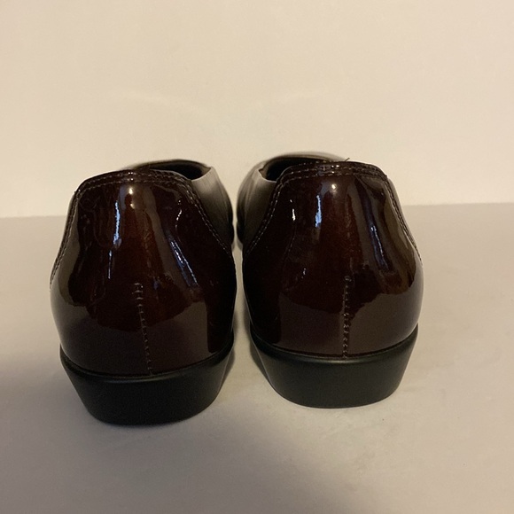SAS Tripad Coco Bronze/Brown Leather & Patent Leather Ballet Flats - Picture 4 of 11